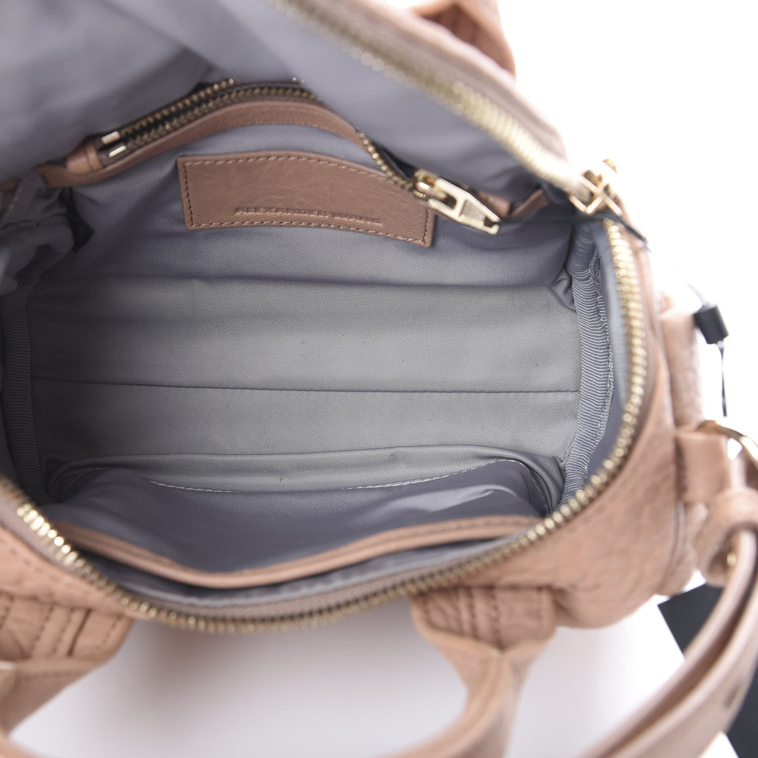 Alexander Wang Pebbled Lambskin Mini Rockie Blush Pale Gold Hardware 4 of 16
