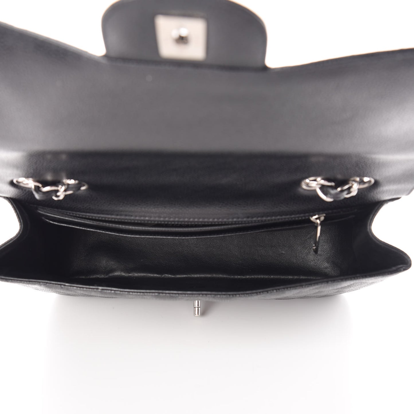 Caviar Quilted Jumbo Single Flap Black