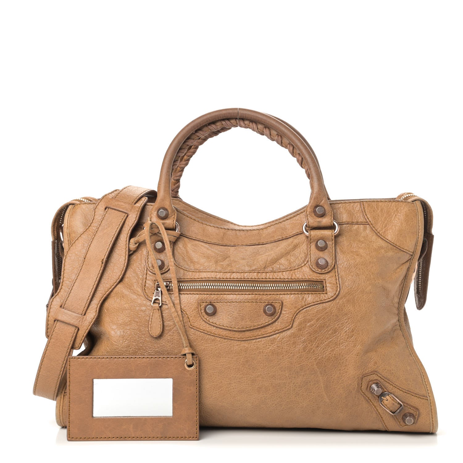 Balenciaga Agneau Giant 12 Rose Gold Hardware City Cumin 1 of 14