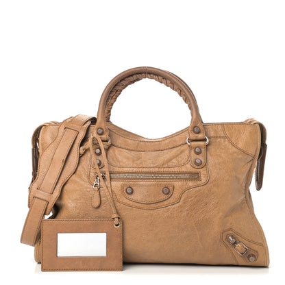 Balenciaga Agneau Giant 12 Rose Gold Hardware City Cumin 1 of 14