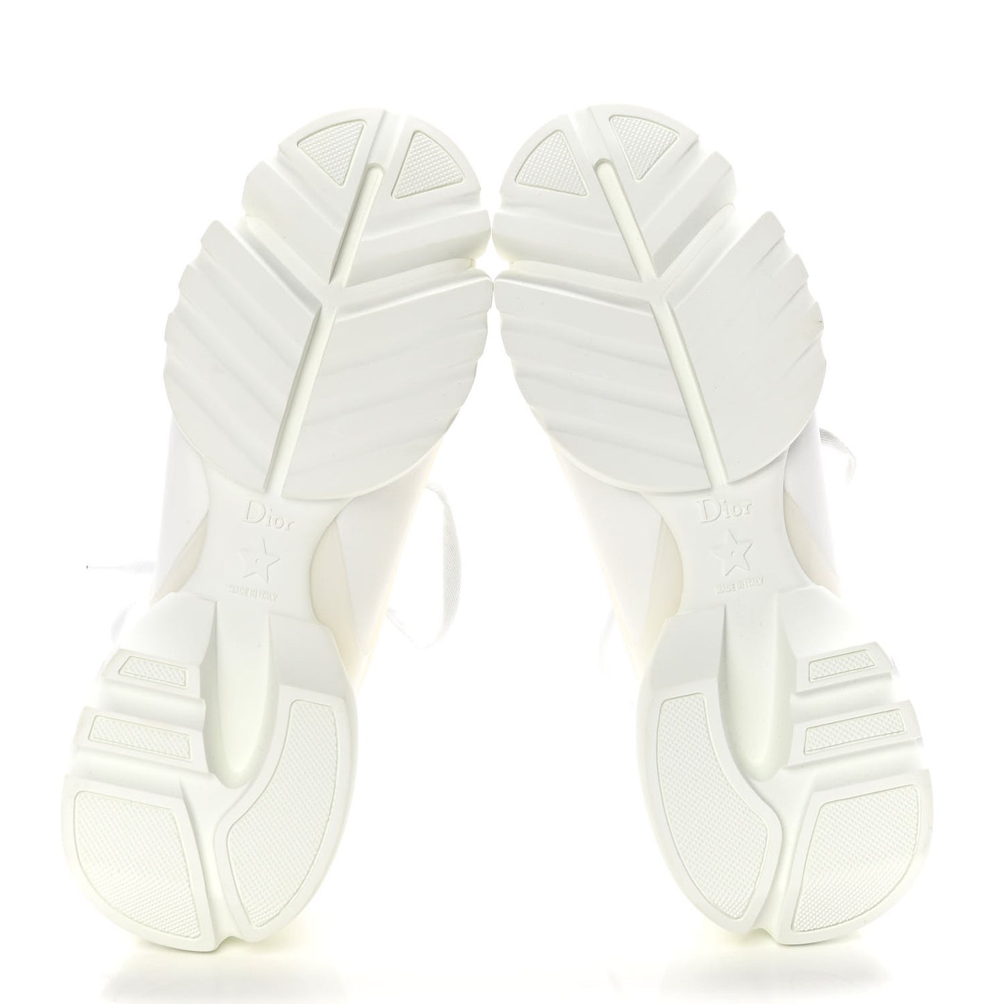 Technical Fabric Rubber Womens D-Connect Sneakers 39 White