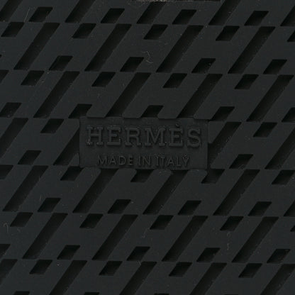 Hermes Calfskin Womens Chypre Sandals 40 Black 7 of 9