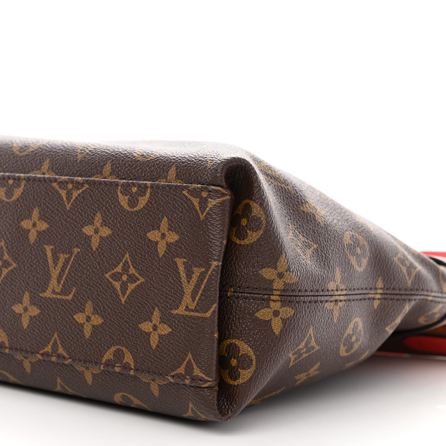 Louis Vuitton Monogram Tuileries Besace Caramel Rouge 10 of 10