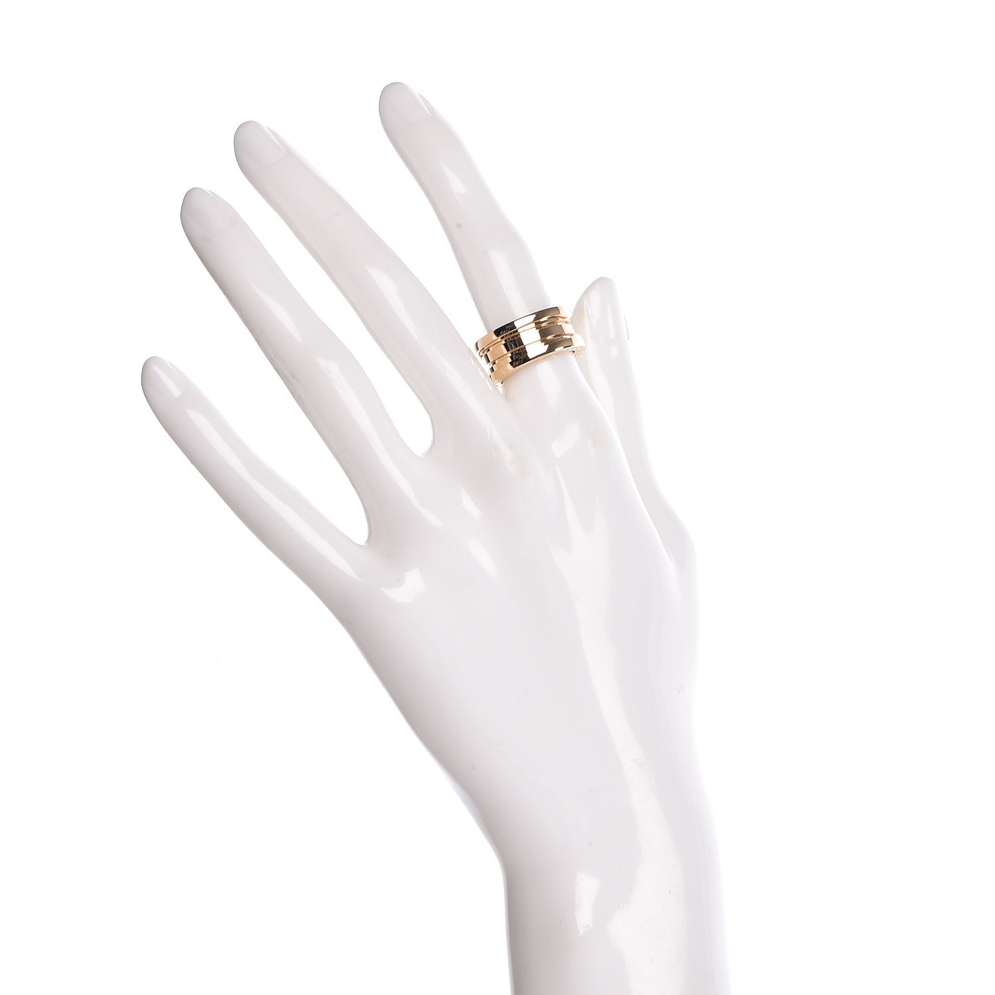 18K Yellow Gold B.Zero1 Three-Band Ring 50 5.25