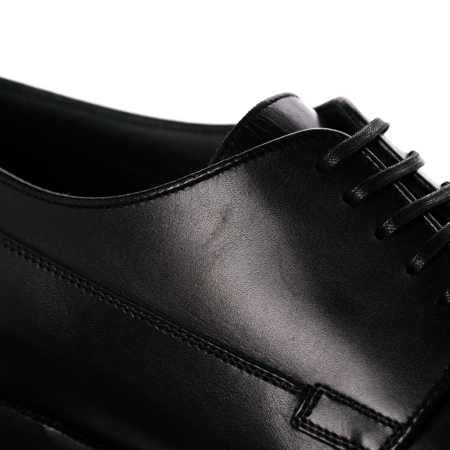 Christian Dior Calfskin Mens Derby Shoes 41 Black 10 of 11