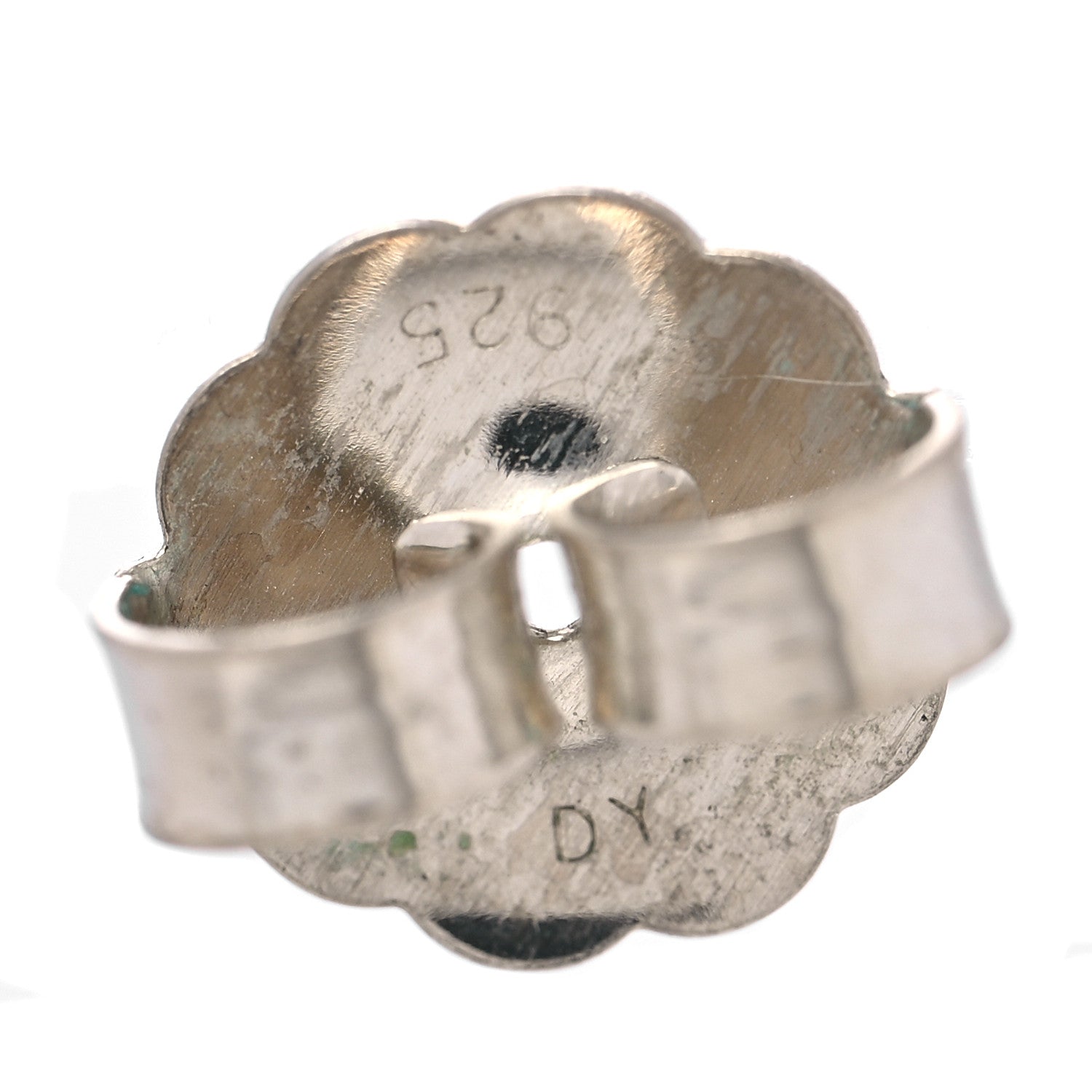 David Yurman Sterling Silver Citrine 8mm Chatelaine Earrings 5 of 5