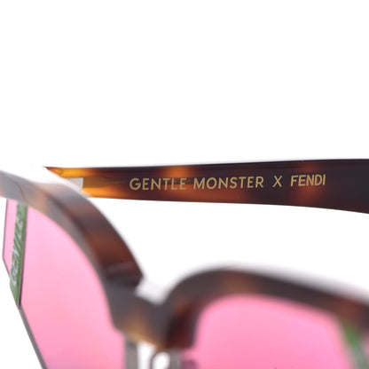 Fendi x Gentle Monster Cat Eye Sunglasses FF 0369/S Havana Pink 6 of 9
