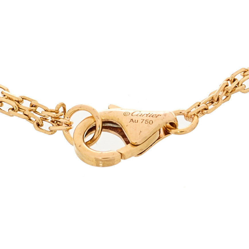 Cartier 18K Pink Gold Diamond Love Bracelet 3 of 5