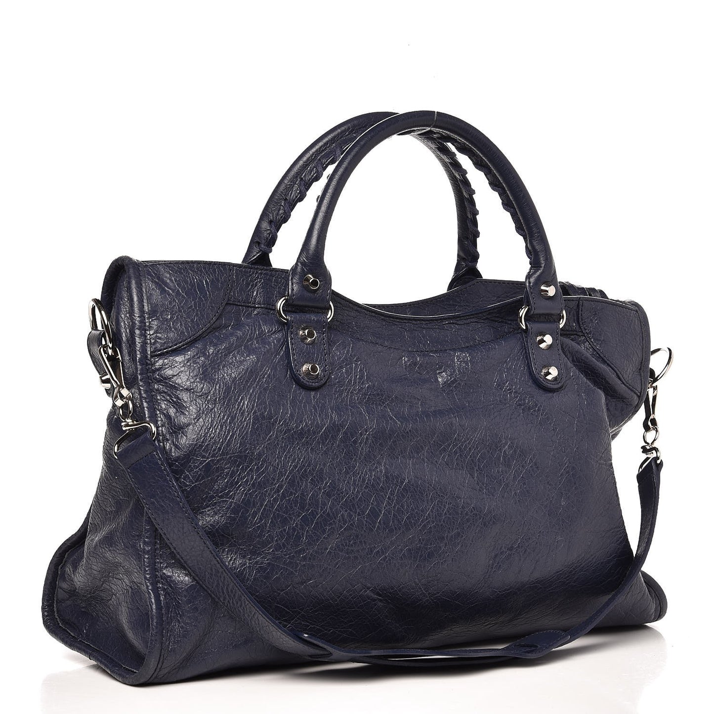 Agneau Classic Silver Hardware City Gris Chartreux