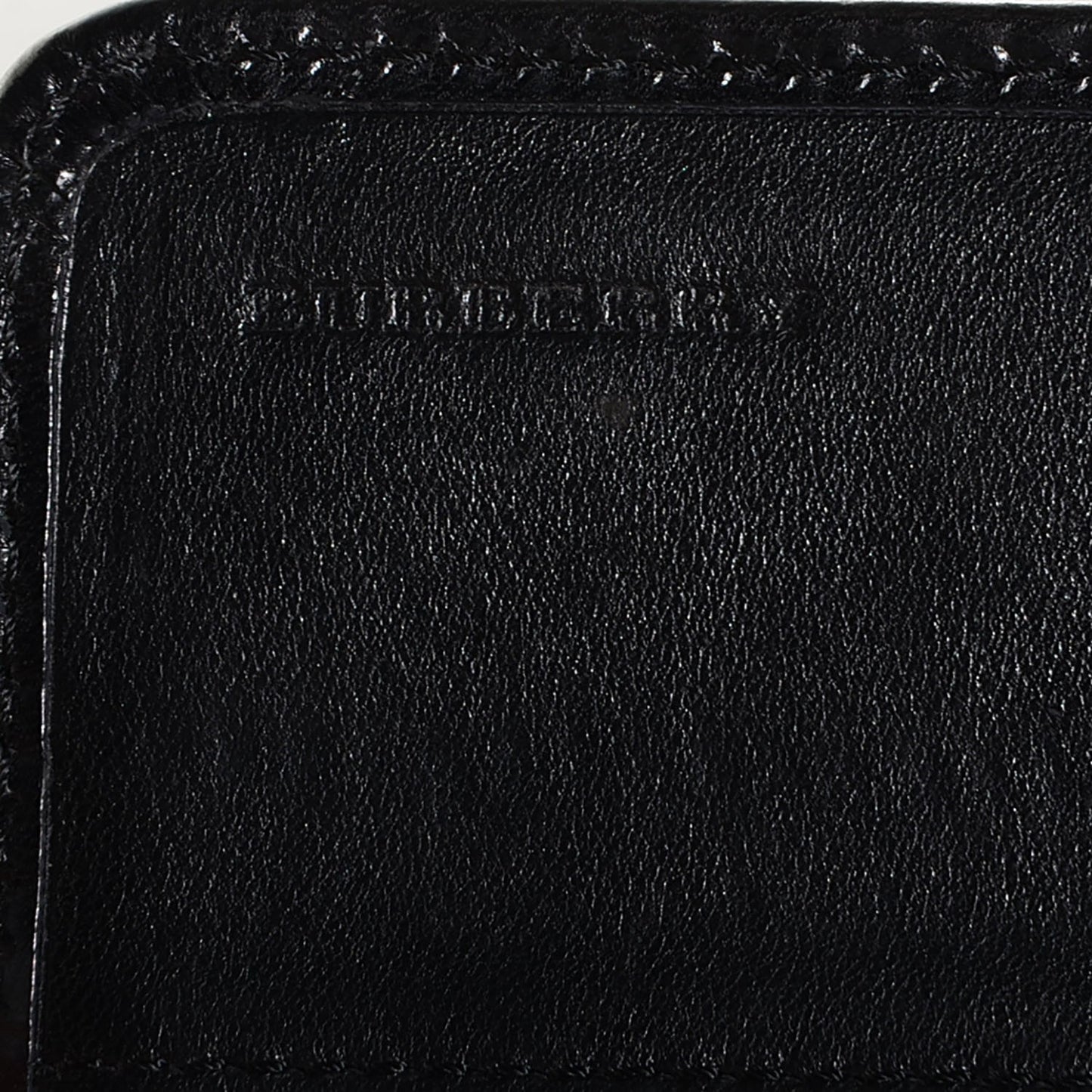 House Check Bridle Calfskin Penrose Continental Wallet Black