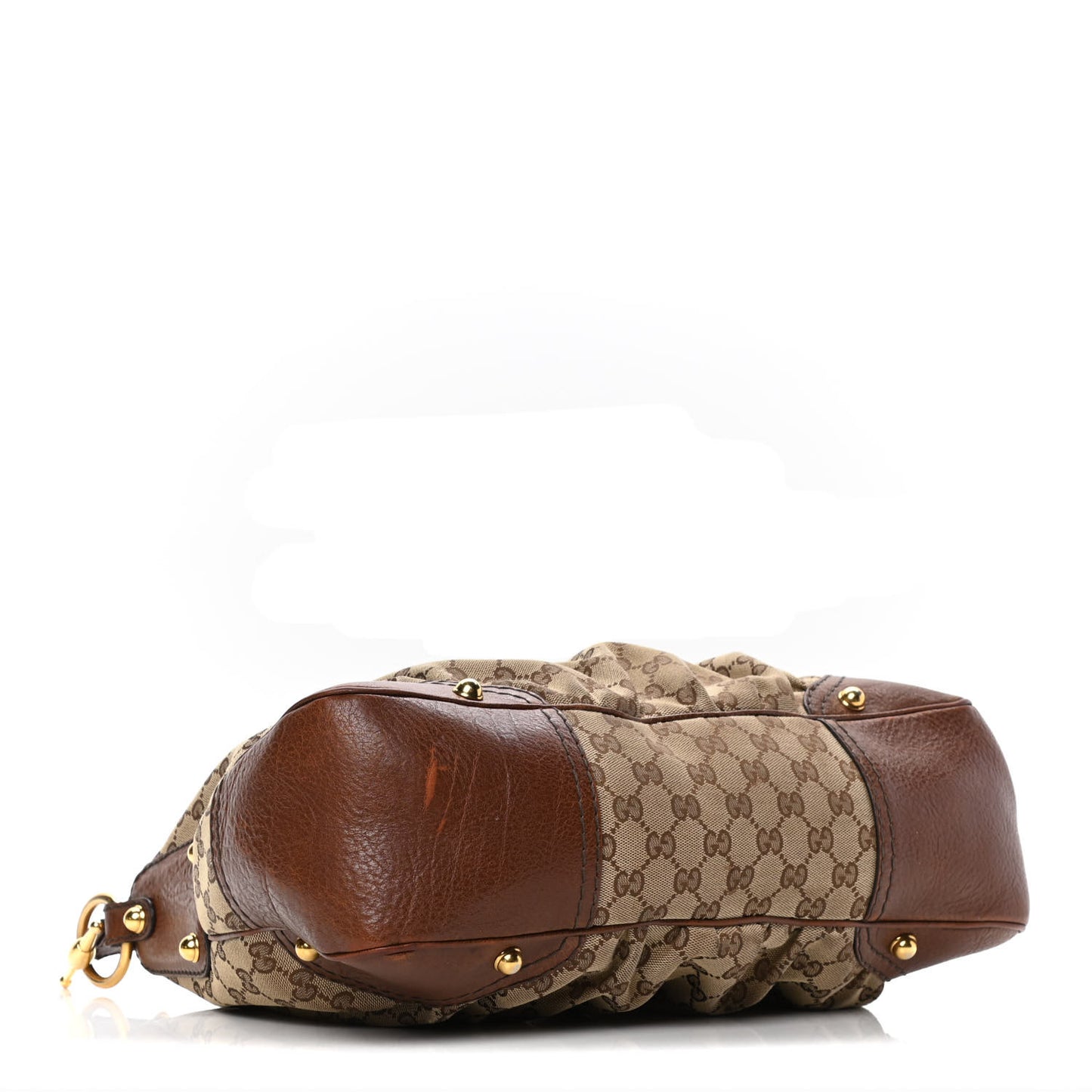 Monogram Medium Jockey Hobo Brown