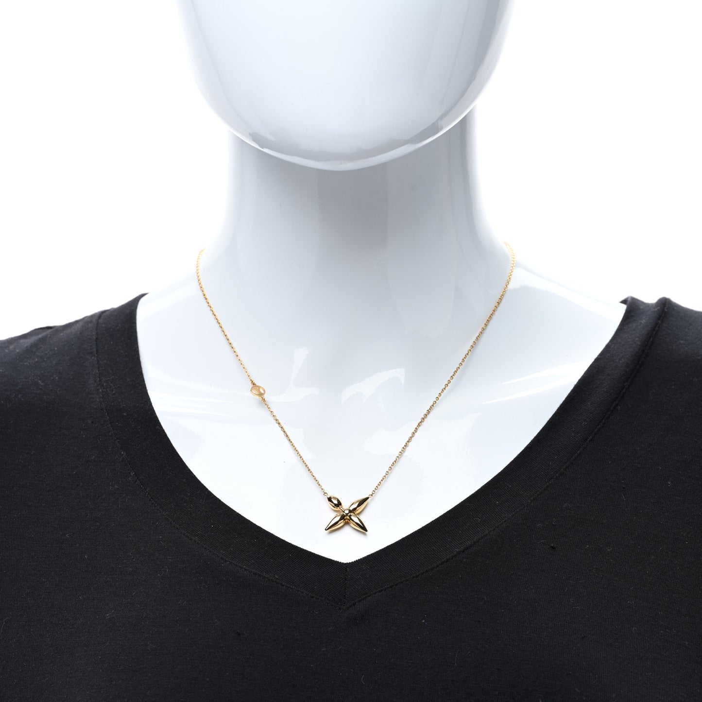 Metal Louisette Necklace Gold
