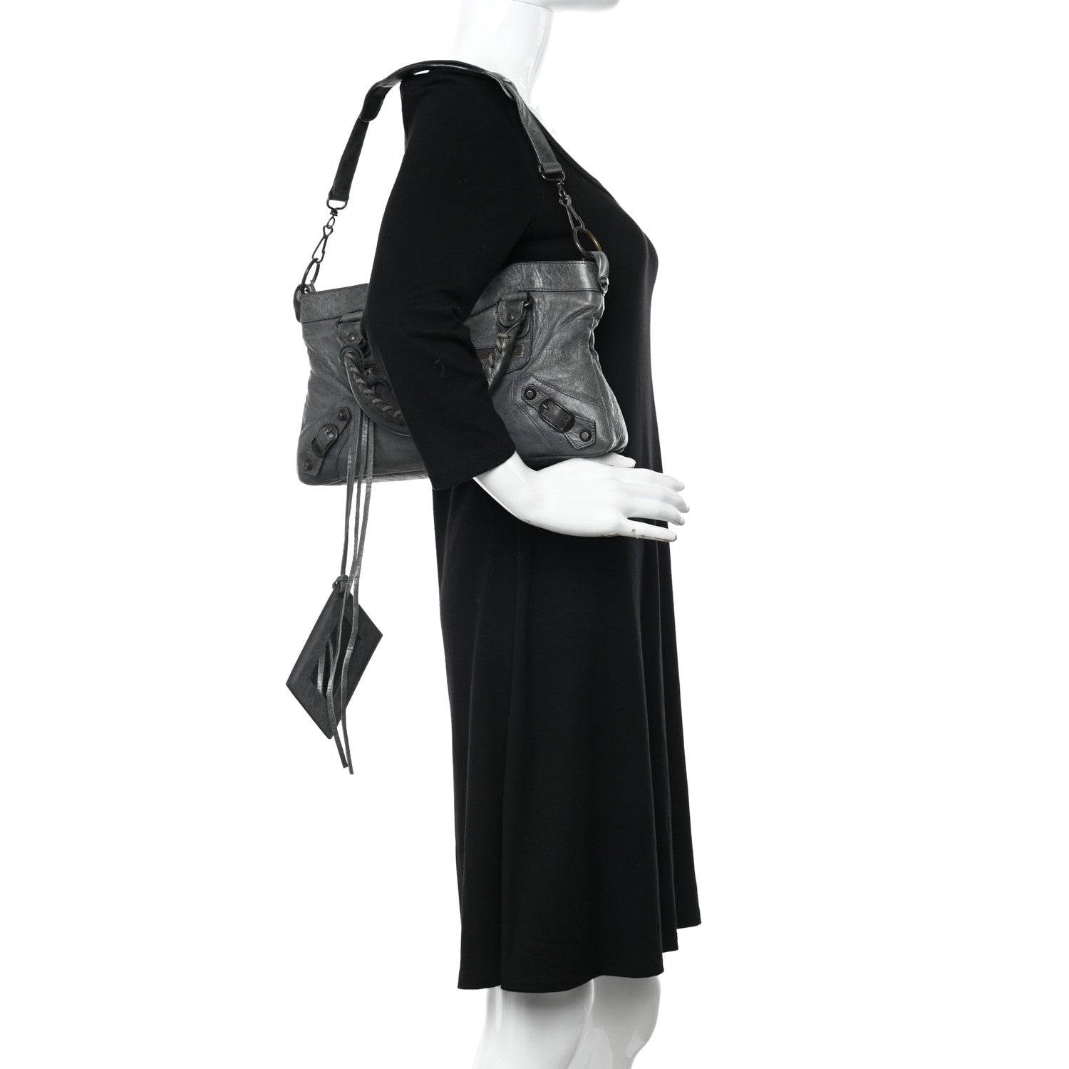 Balenciaga Agneau Classic Hardware First Anthracite 2 of 13
