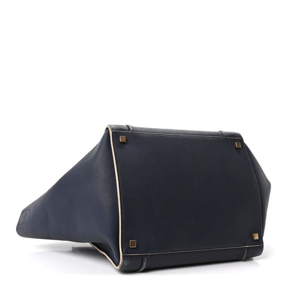 Celine Baby Grained Calfskin Medium Phantom Luggage Navy 3 of 9