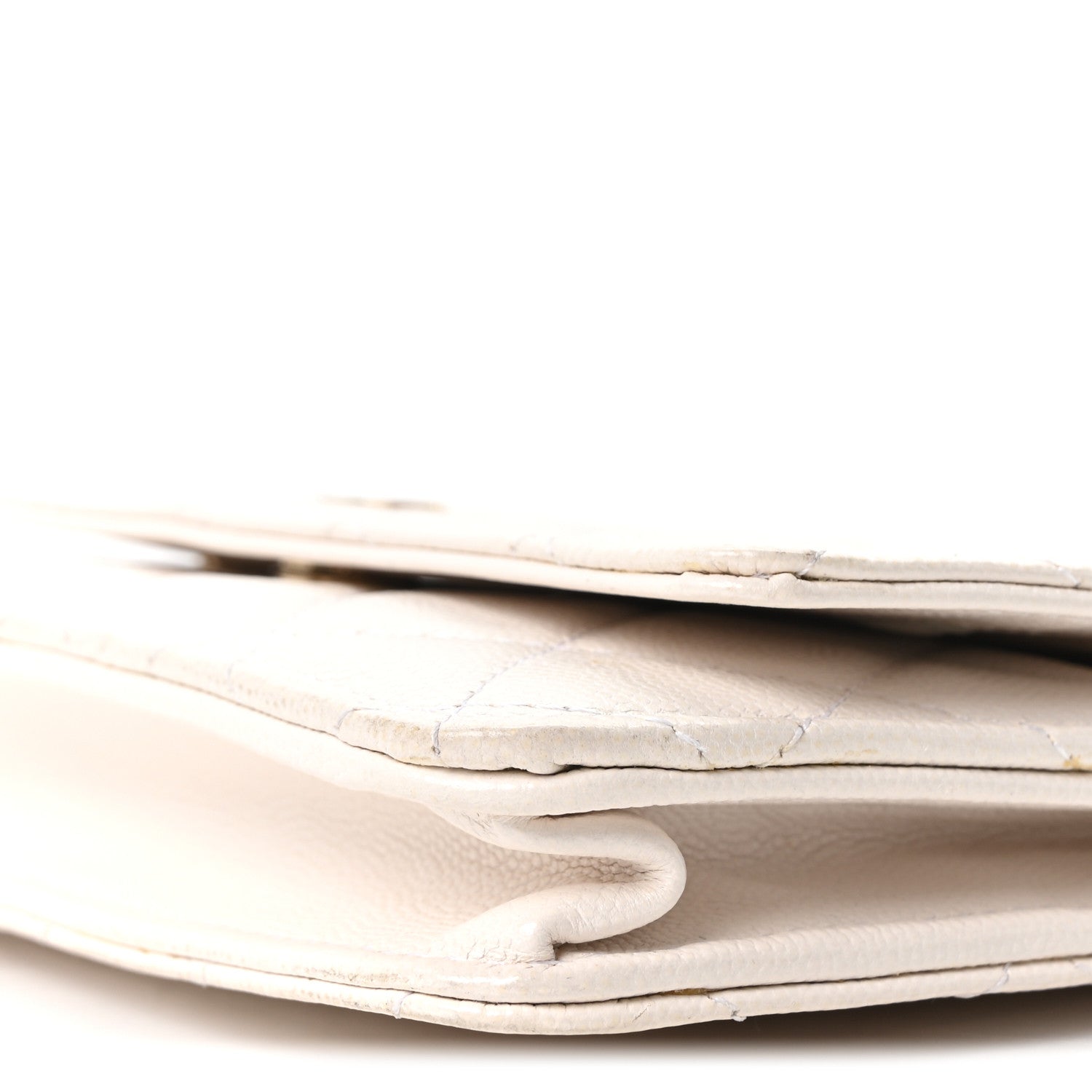 Chanel Caviar Quilted Wallet On Chain WOC White 11 of 11