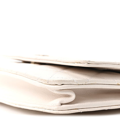 Chanel Caviar Quilted Wallet On Chain WOC White 11 of 11