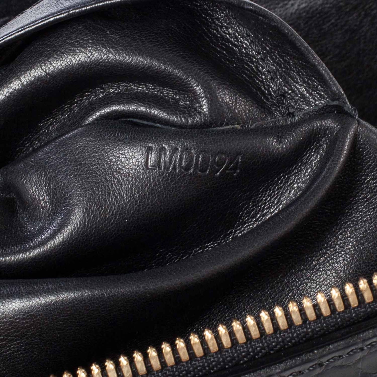 Gracie PM Monogram Black Velours Alligator VIP
