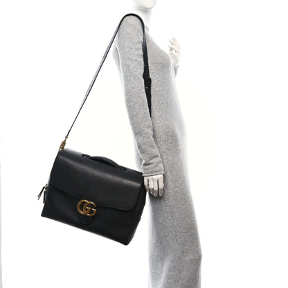 Gucci Dollar Calfskin GG Marmont Briefcase Black 2 of 11