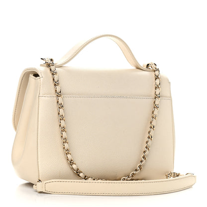 Chanel Caviar Quilted Small Business Affinity Flap White 3 of 10