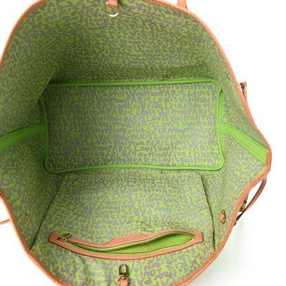Louis Vuitton Monogram Graffiti Neverfull GM Green 5 of 9