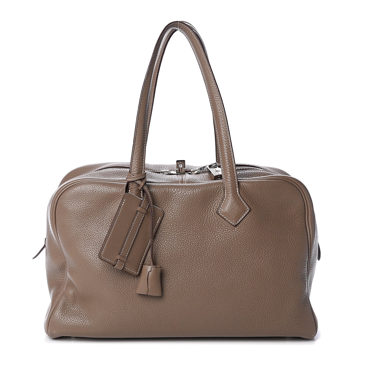 Hermes Taurillon Clemence Victoria II 35 Etoupe 1 of 8