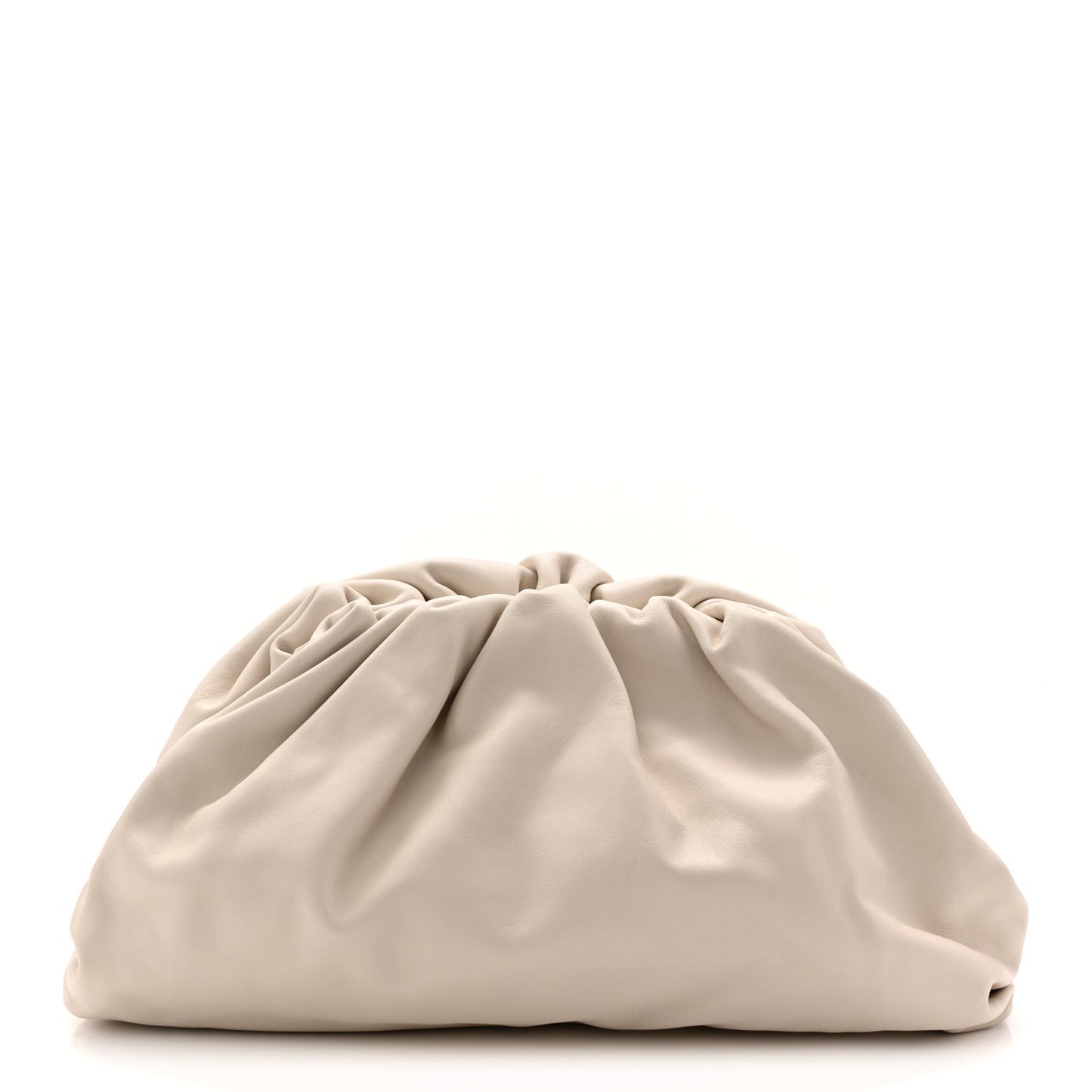 Smooth Butter Calf The Pouch Oversized Clutch Plaster