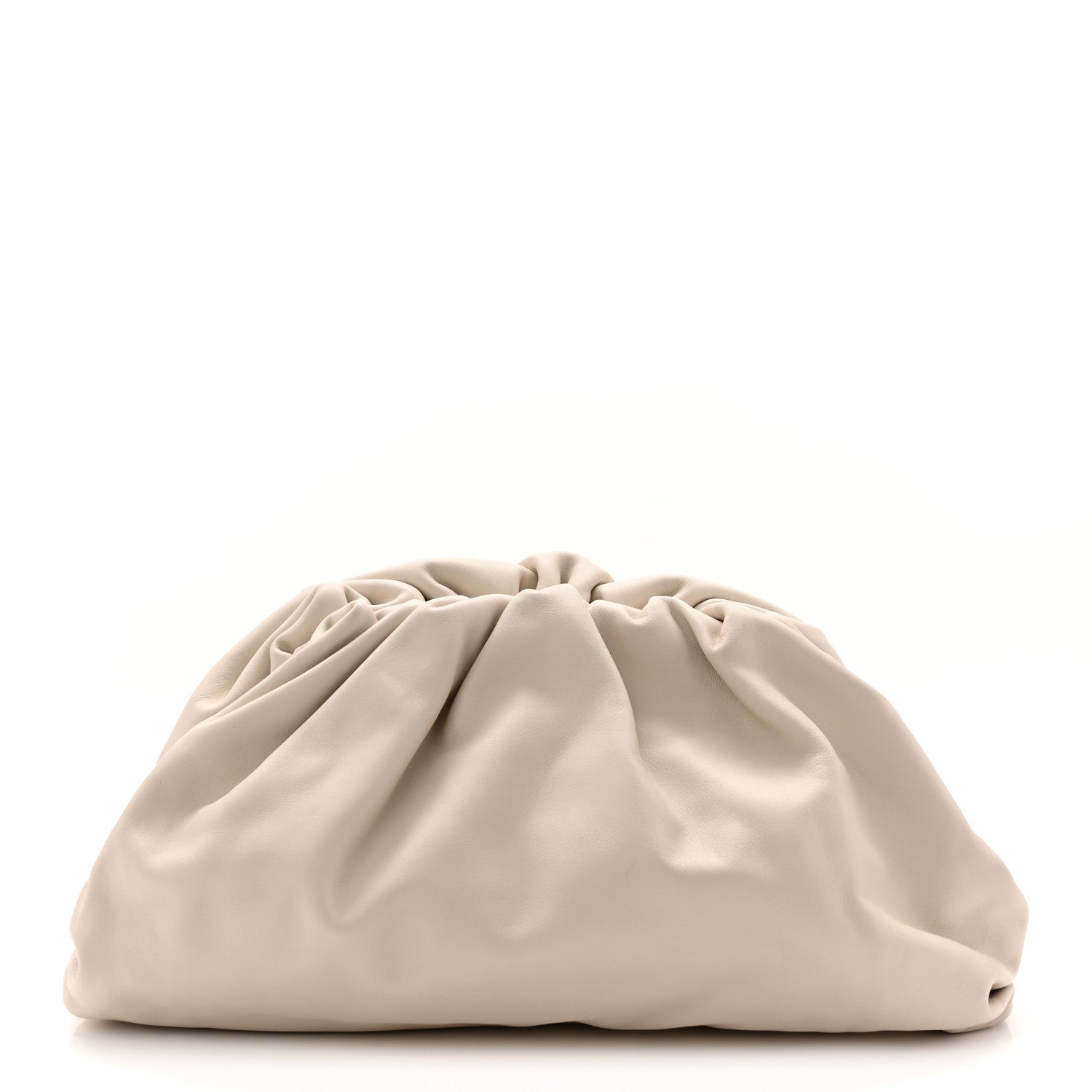 Bottega Veneta Smooth Butter Calf The Pouch Oversized Clutch Plaster 1 of 10