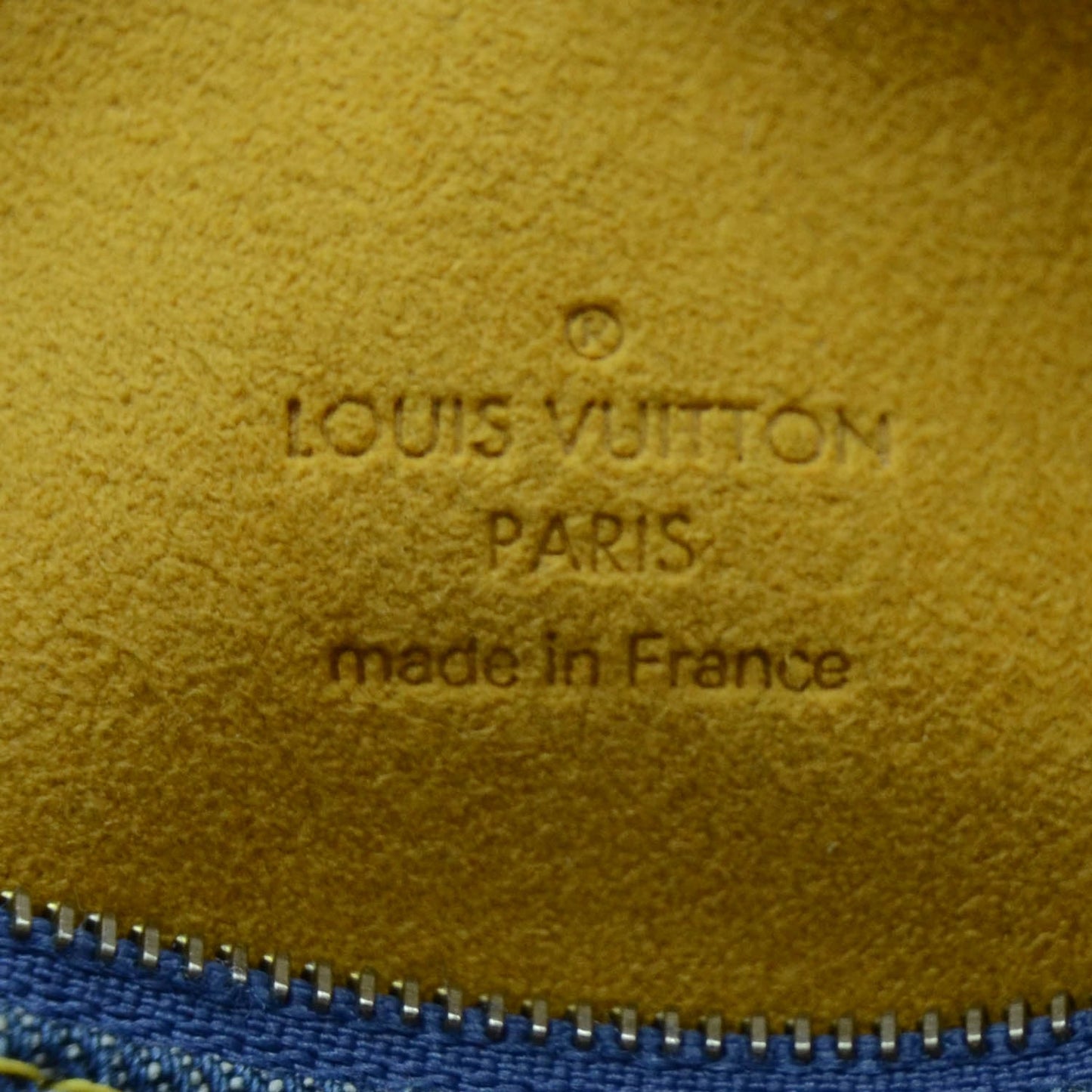 Denim Speedy GM Pochette Case