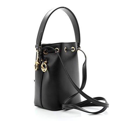 Fendi Vitello Liberty Lucido F is Fendi Mini Mon Tresor Bucket Bag Black 3 of 11
