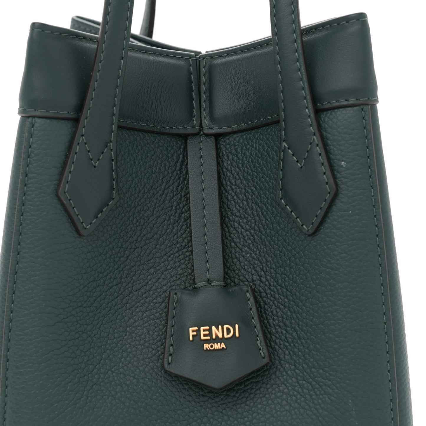 Vitello Cher Grace Mini Fendi Origami Verde Inglese