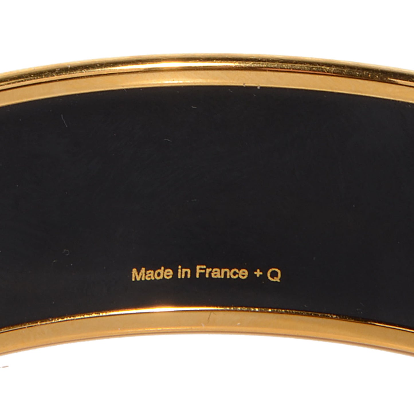 Enamel Printed Colliers de Chiens Wide Bracelet 65 Sables