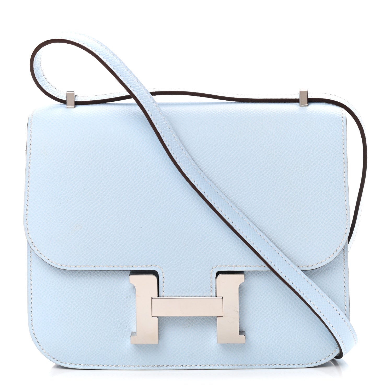 Hermes Epsom Constance 18 Bleu Brume 1 of 10