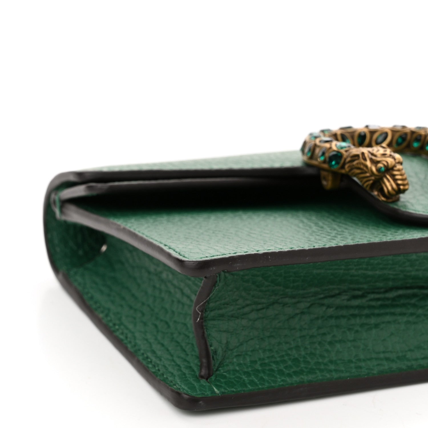 Gucci Calfskin Super Mini Dionysus Shoulder Bag Emerald 8 of 9