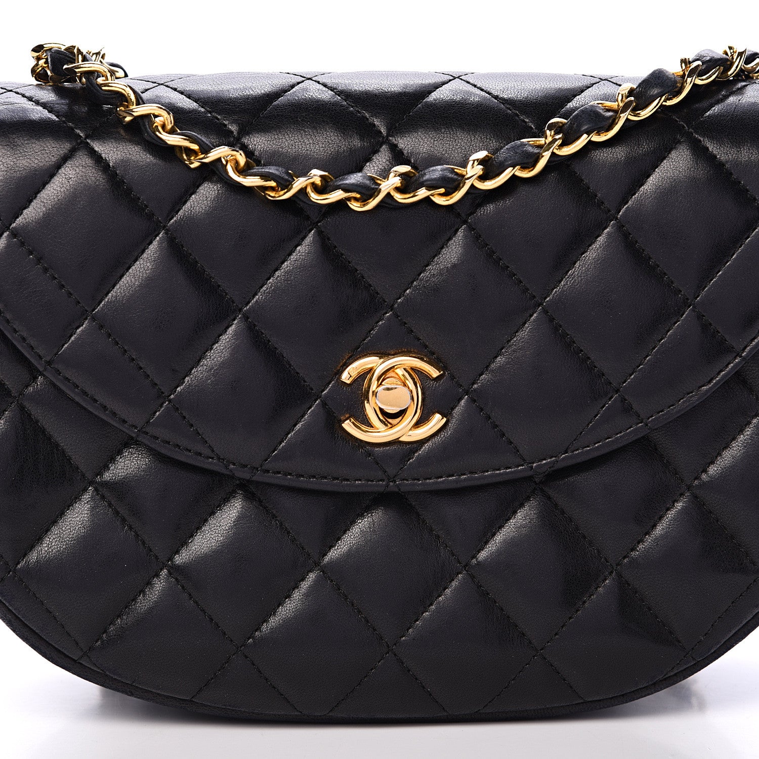 Chanel Lambskin Quilted Small Single Flap Black 8 of 21