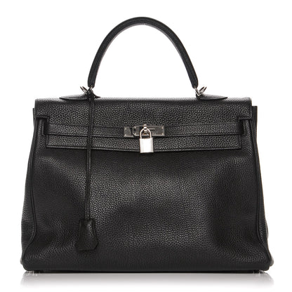 Hermes Togo Kelly Retourne 35 Black 1 of 34