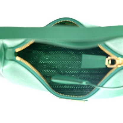 Prada Saffiano Lux Mini Re-Edition Shoulder Bag Mango 5 of 11