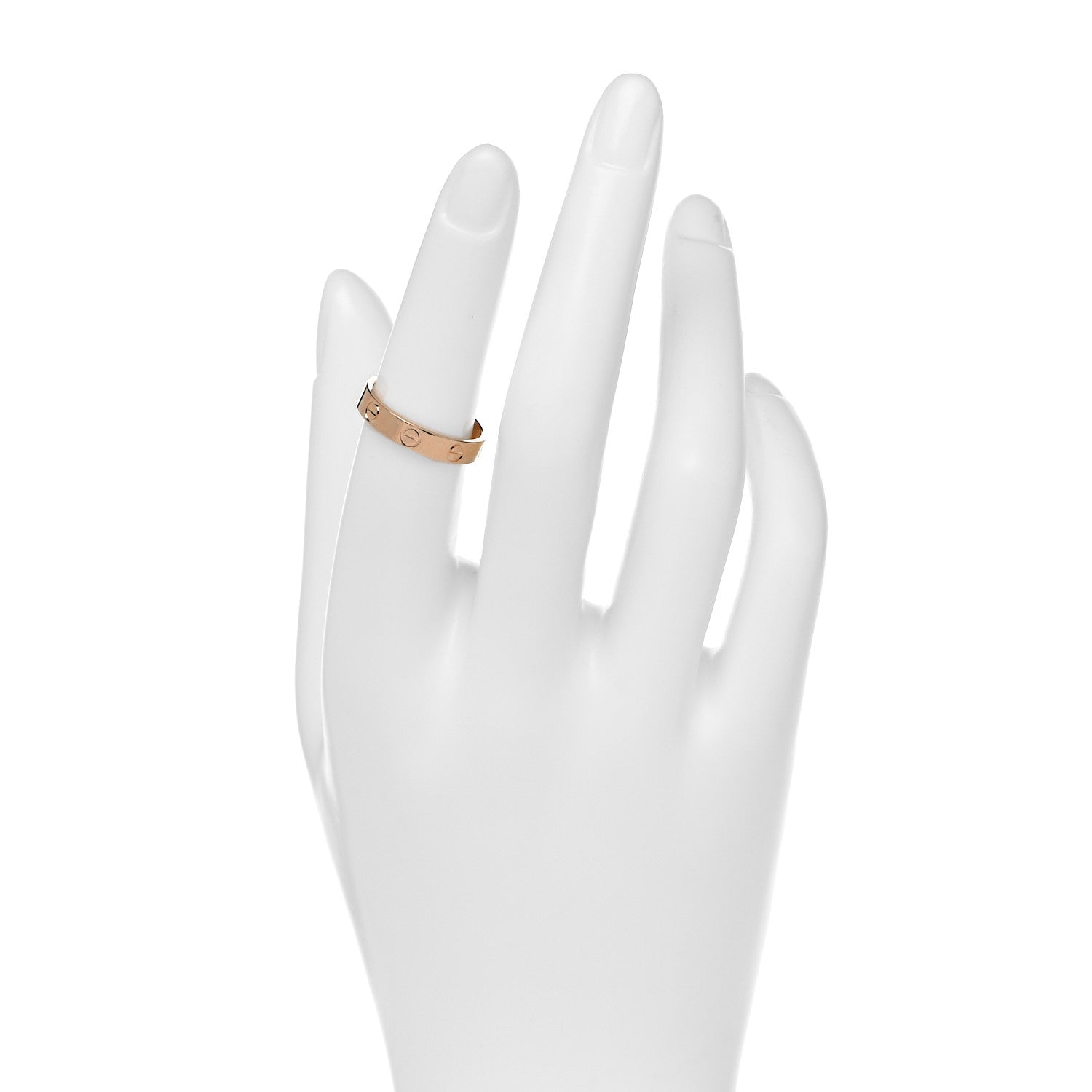 Cartier 18K Pink Gold 3.5mm LOVE Wedding Band Ring 52 6 2 of 5