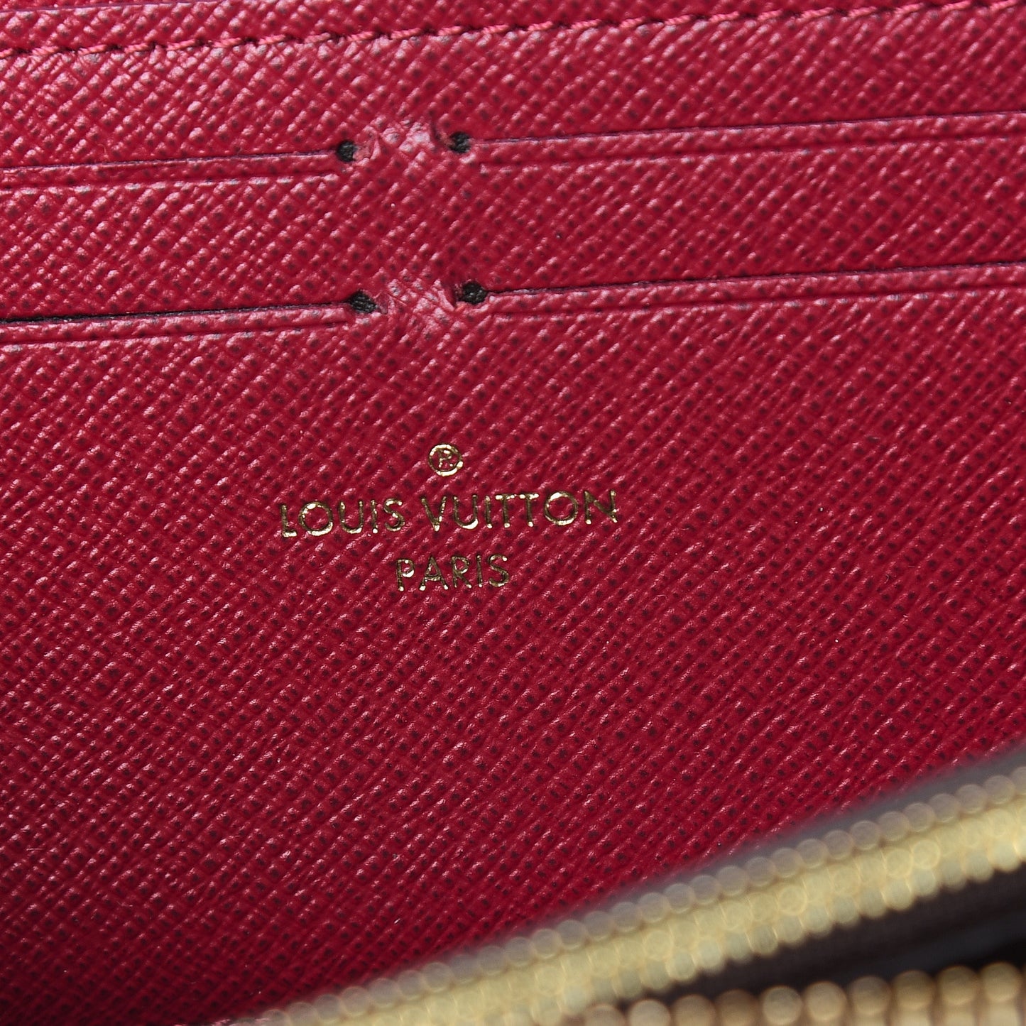 Monogram Clemence Wallet Fuchsia