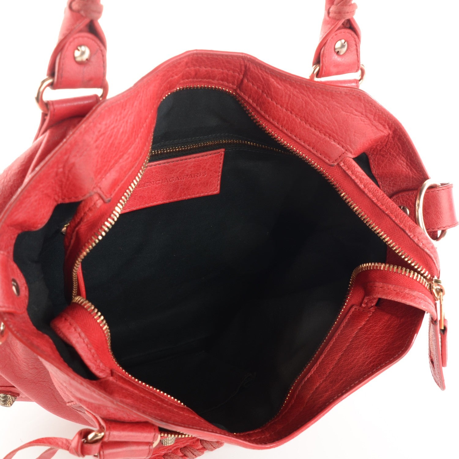 Balenciaga Agneau Giant 12 Rose Gold Hardware Town Coquelicot 10 of 12