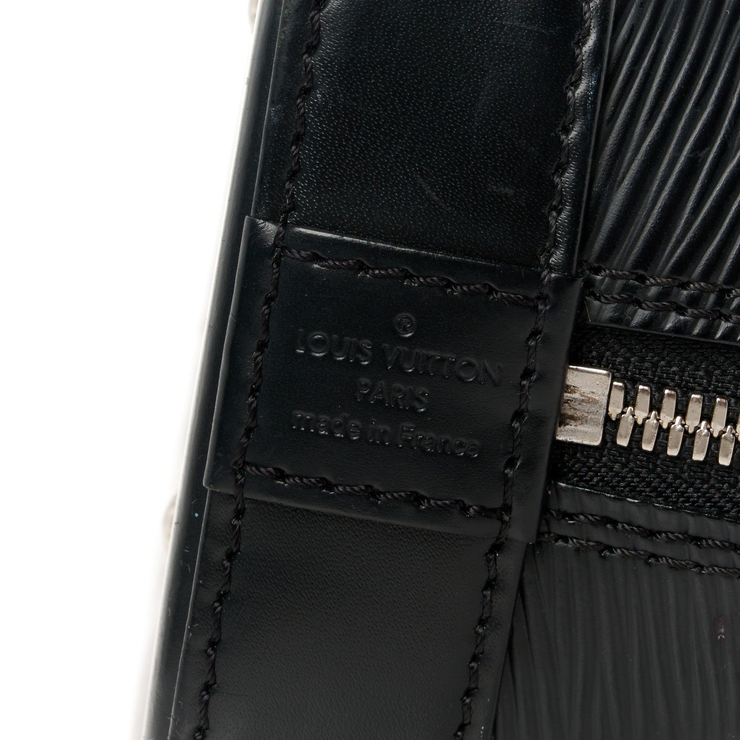 Louis Vuitton Epi Alma BB Black 7 of 11