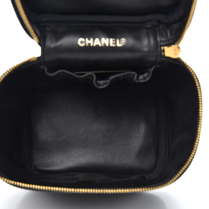 Chanel Caviar Vanity Cosmetic Case Black 5 of 9
