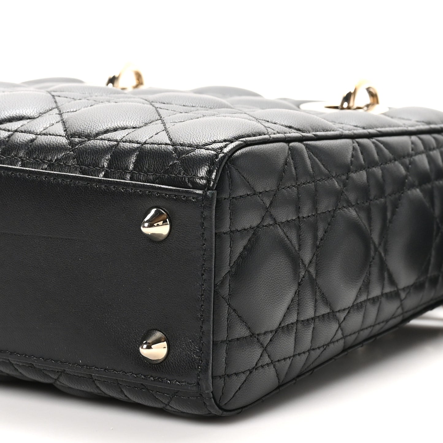 Lambskin Cannage Small My ABCDior Lady Dior Black