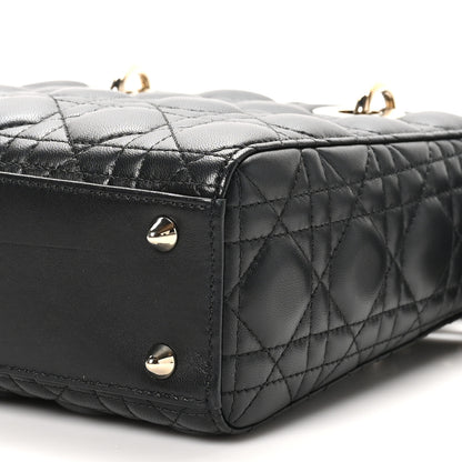 Christian Dior Lambskin Cannage Small My ABCDior Lady Dior Black 10 of 10