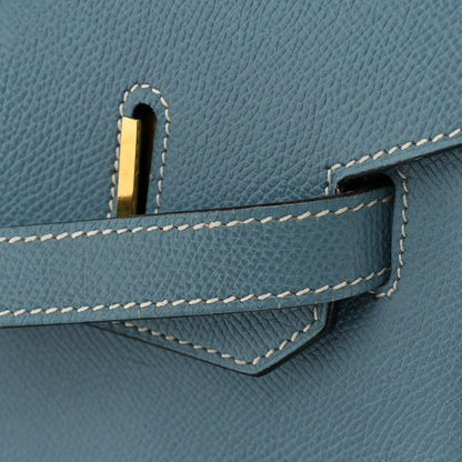 Hermes Epsom Birkin 35 Blue Jean 12 of 22