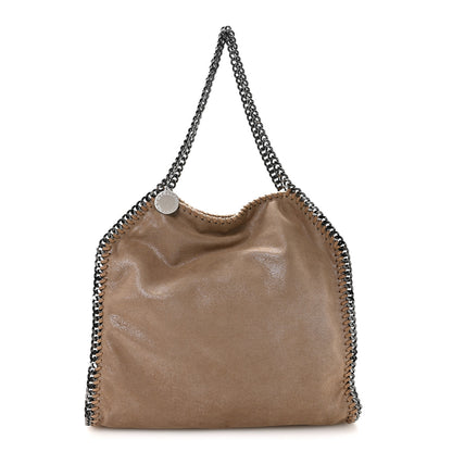 Stella McCartney Shaggy Deer Small Falabella Tote Taupe 1 of 9