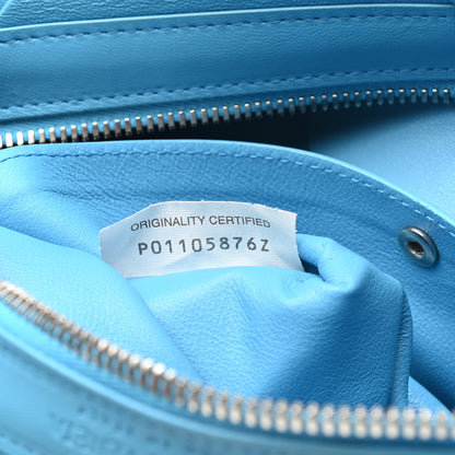 Bottega Veneta Nappa Maxi Blown Up Intrecciato Pouch Clutch Swimming Pool 8 of 8