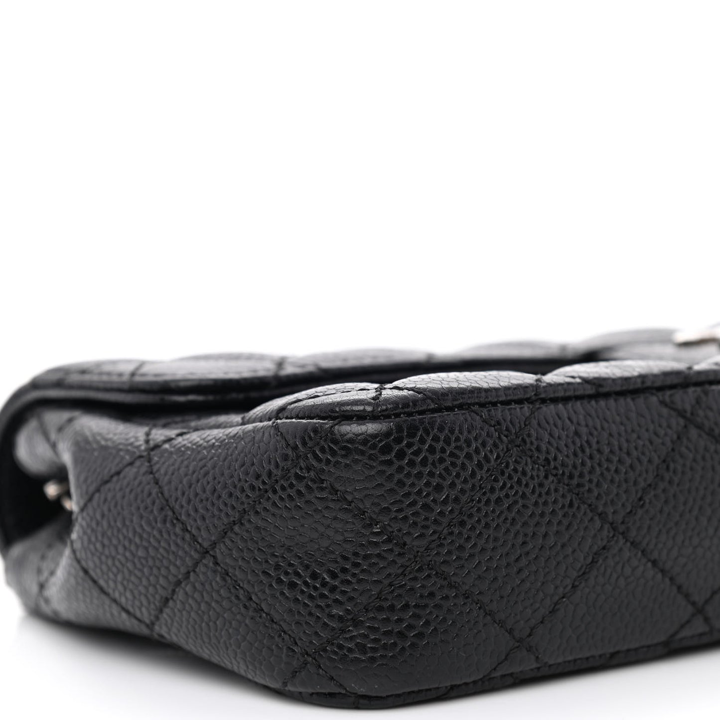 Caviar Quilted East West Flap Black