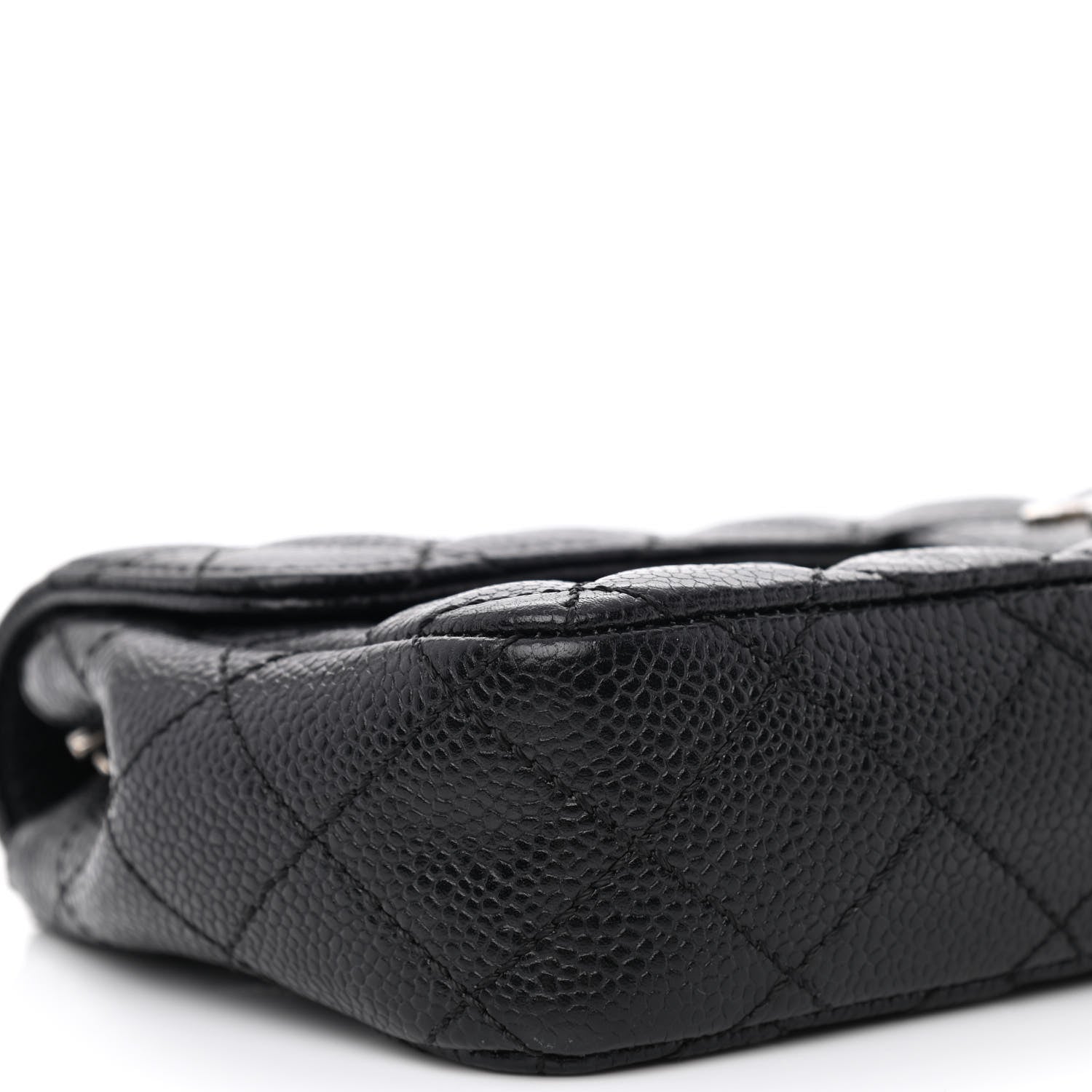 Chanel Caviar Quilted East West Flap Black 9 of 10