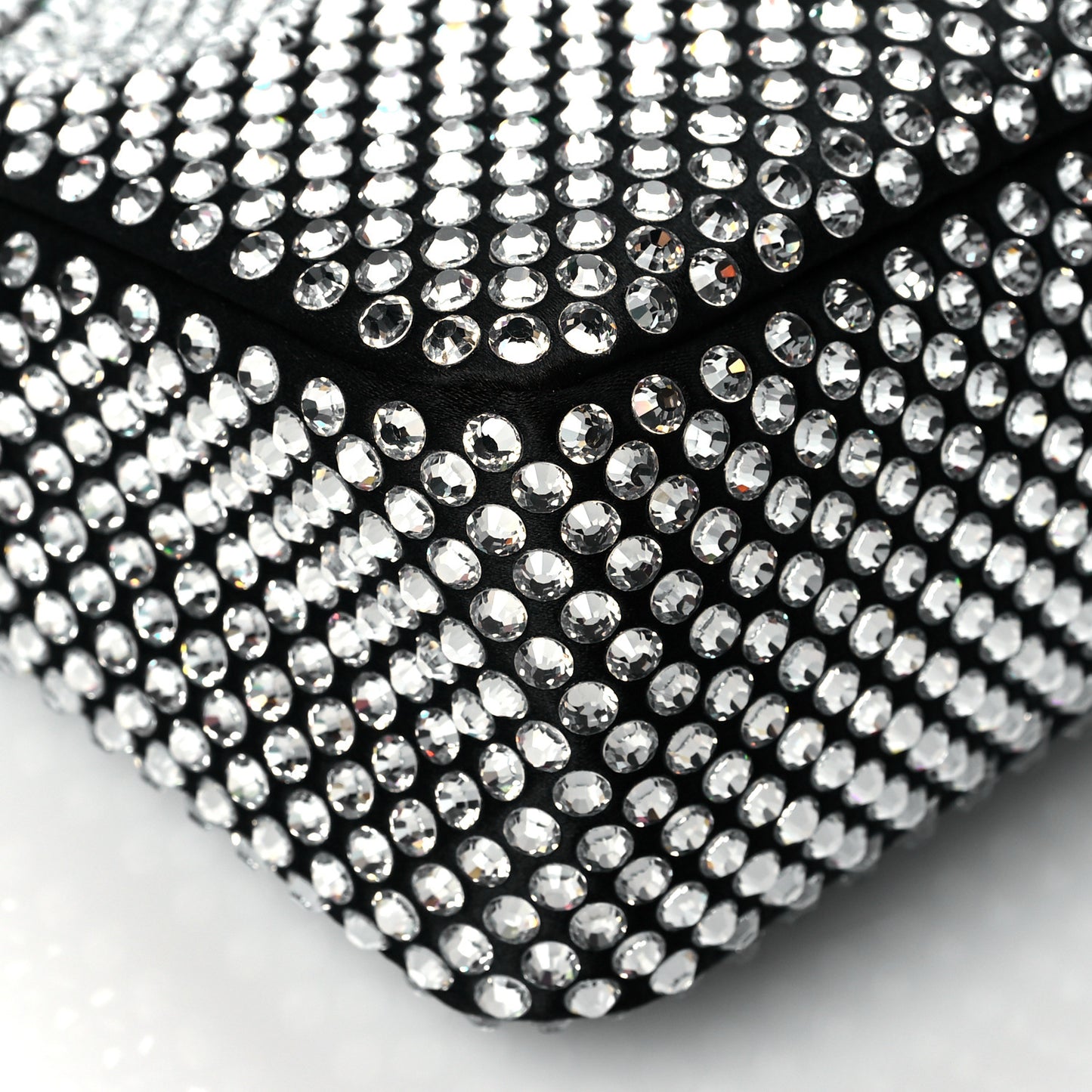 Satin Crystal Mini Re-Edition 2000 Bag Cristal
