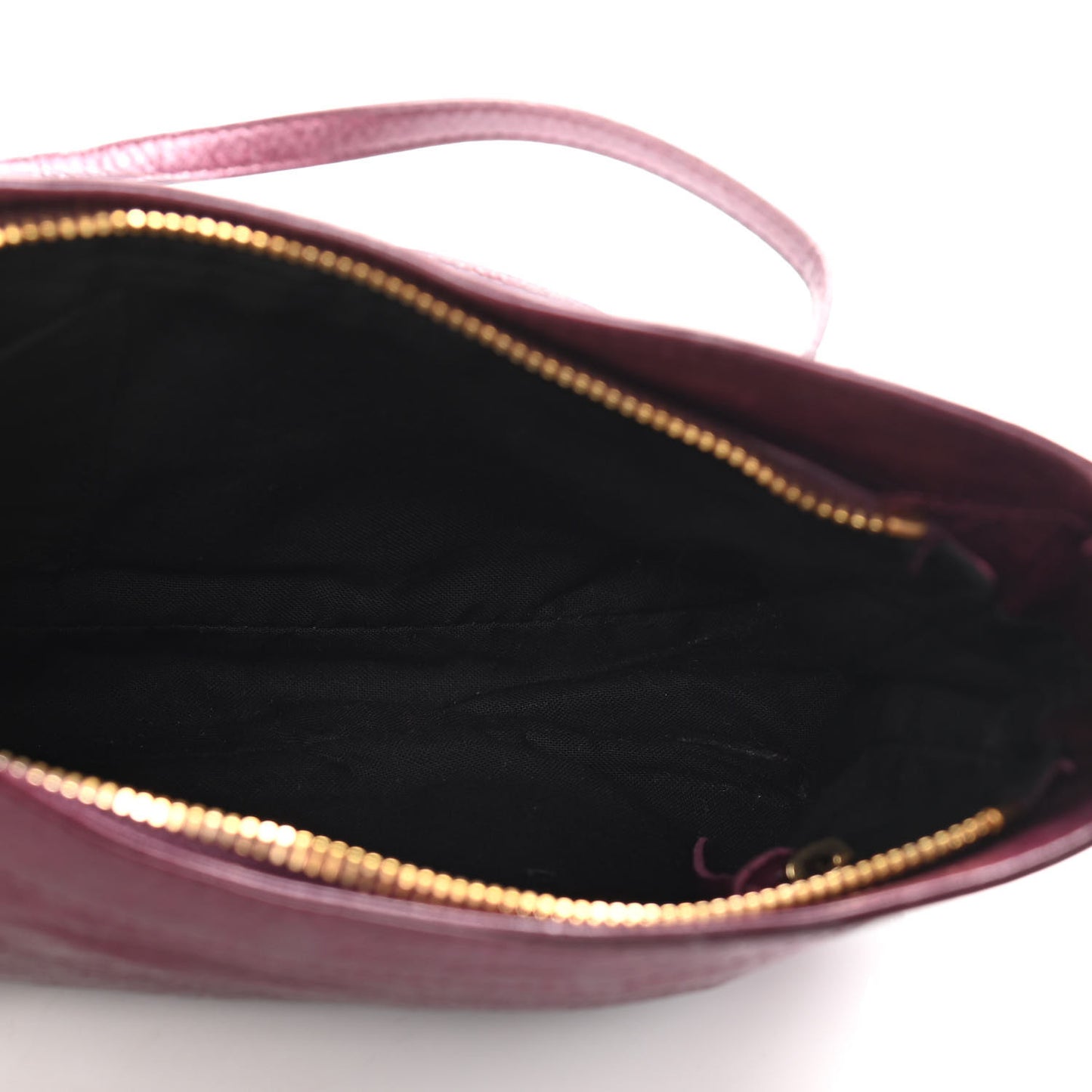 Agneau Classic Hardware Hip Violet Prune